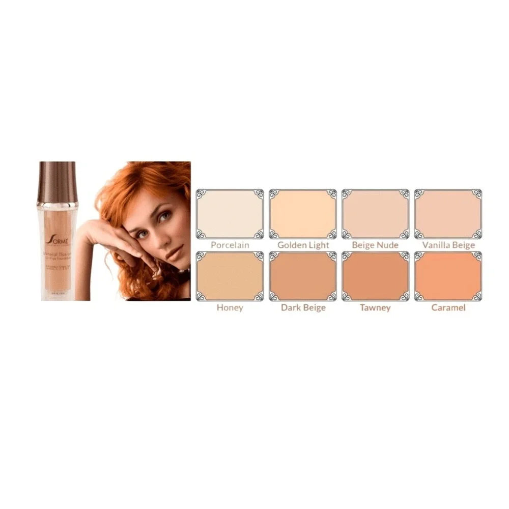 Sorme Mineral Illusion Oil-Free Foundation 712 Beige‎ Nude 0.8oz New in Box